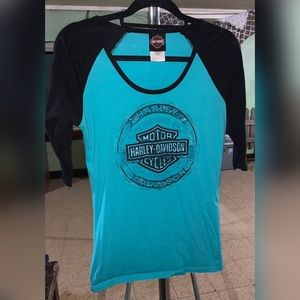 Harley Davidson 3/4 Tee
